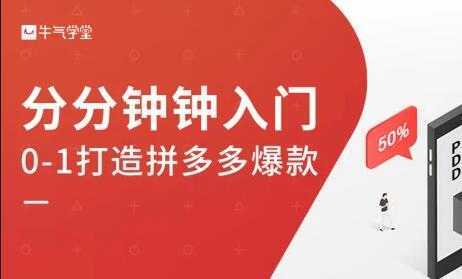 牛气学堂《拼多多实战运营指南》培训课程-猴哥资源站