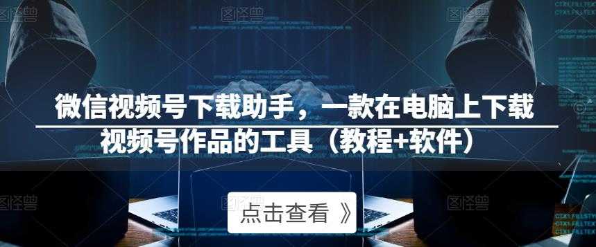 图片[1]-微信视频号下载助手，一款在电脑上下载视频号作品的工具（教程+软件）-猴哥资源站
