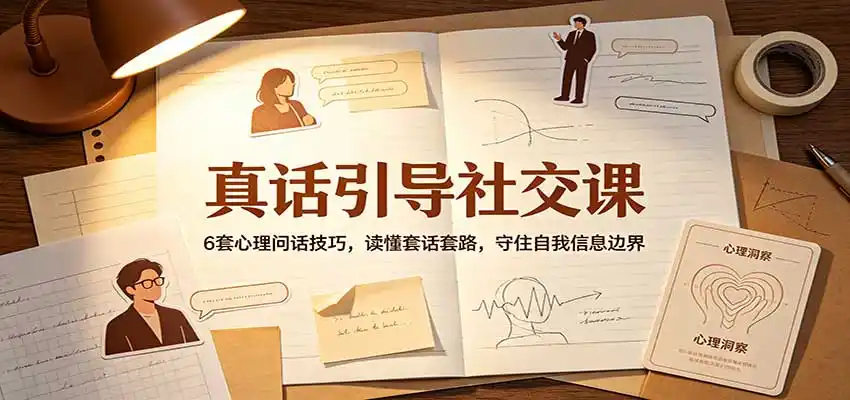 《6种反套话实战话术,职场社交守住隐私不踩坑》-猴哥资源站